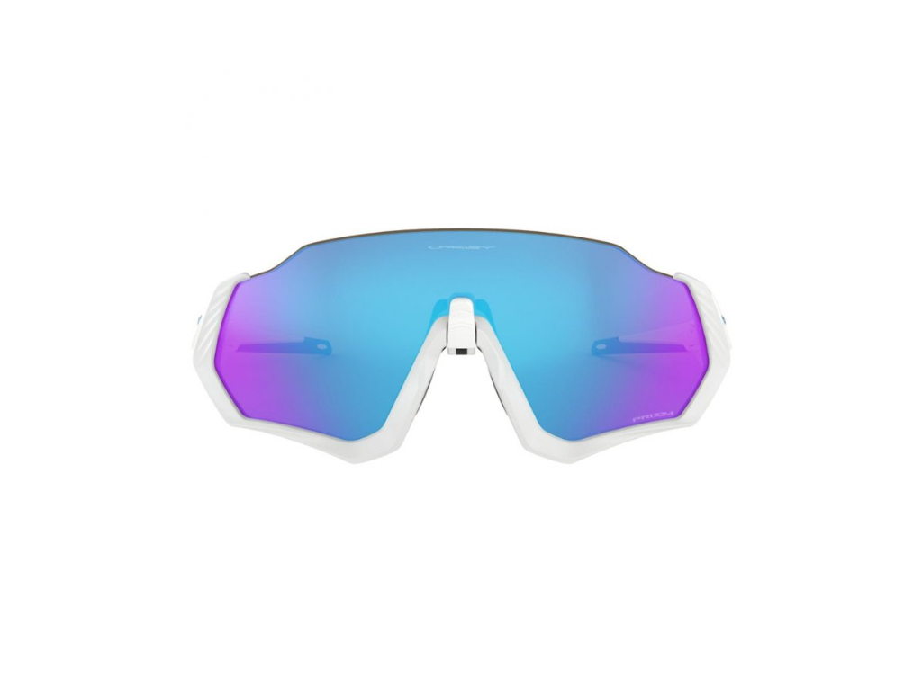 Flight Jacket Sunglasses Matte White/Polished White Prizm Sapphire Iridium