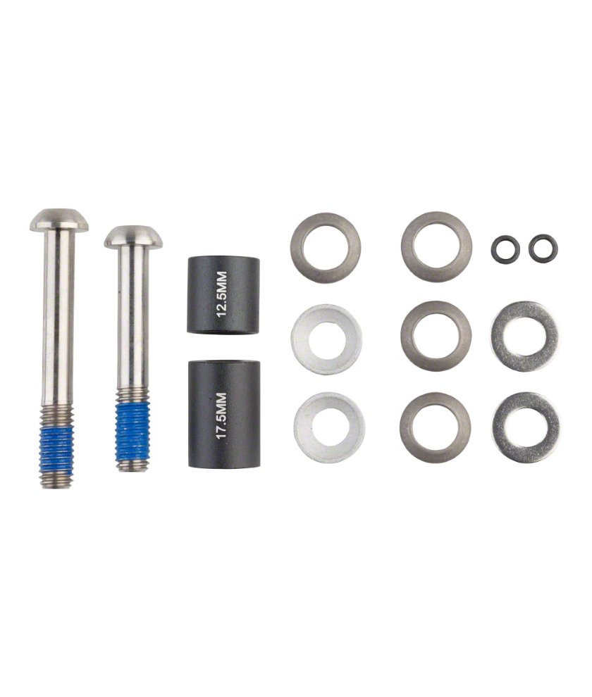 Sram Avid Brakes - Disc Post Spacer Set XX - 20 S (Front 180/Rear 160), Includes Titanium T25 Caliper Mounting Bolts (CPS) 00.5318.008.005