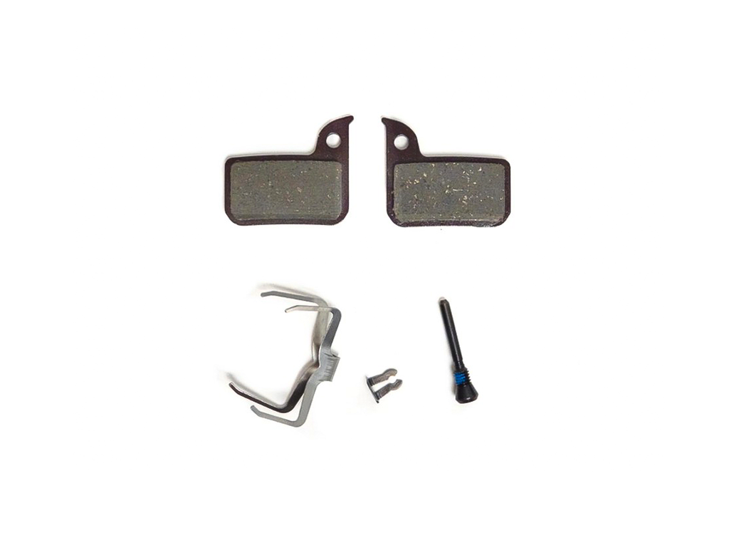 DISC BRAKE PADS - ASYMMETRIC ORGANIC/ALUMINUM (QUIET/LIGHT) – MONOBLOCK - SRAM HYDRAULIC ROAD DISC, LEVEL A1 (2017-2019)