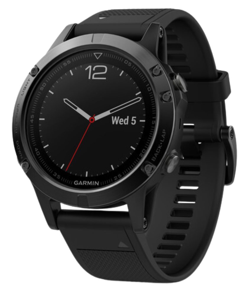 Fenix 5 Sapphire - Black With Black Band