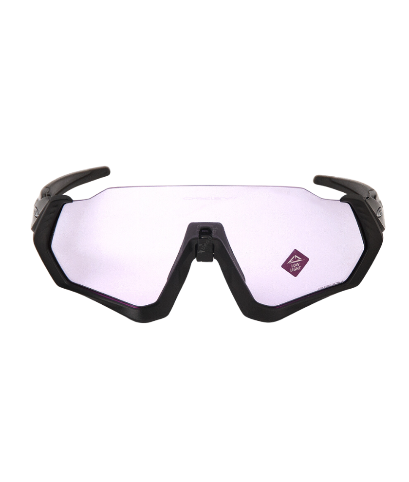 Flight Jacket Polished Black W/Prizm Low Light Sunglasses