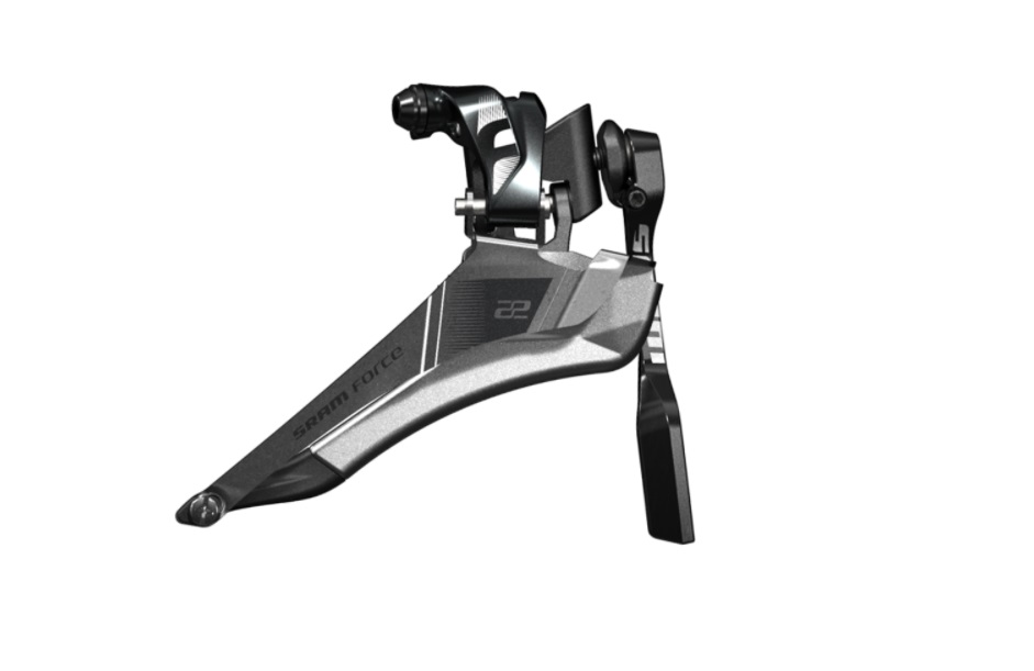 Force22 Front Derailleur Yaw Braze-On With Chain Spotter