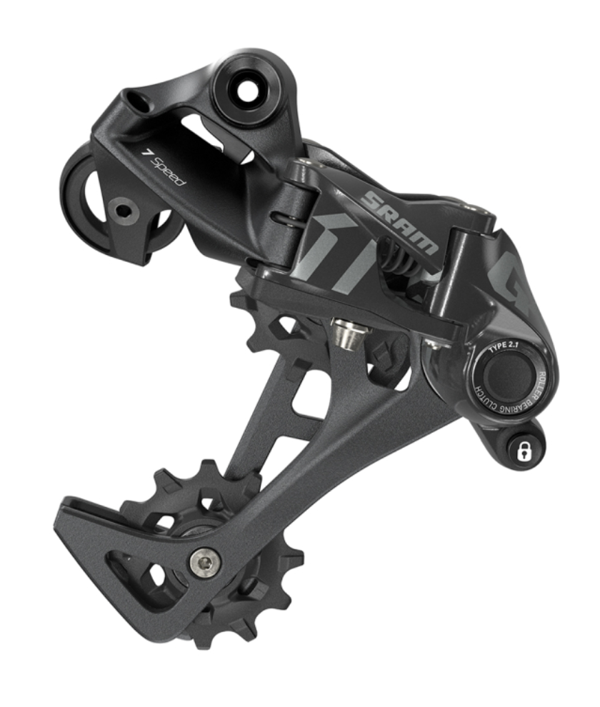 Gx Dh 1X7 Speed Rear Derailleur Medium Cage Black