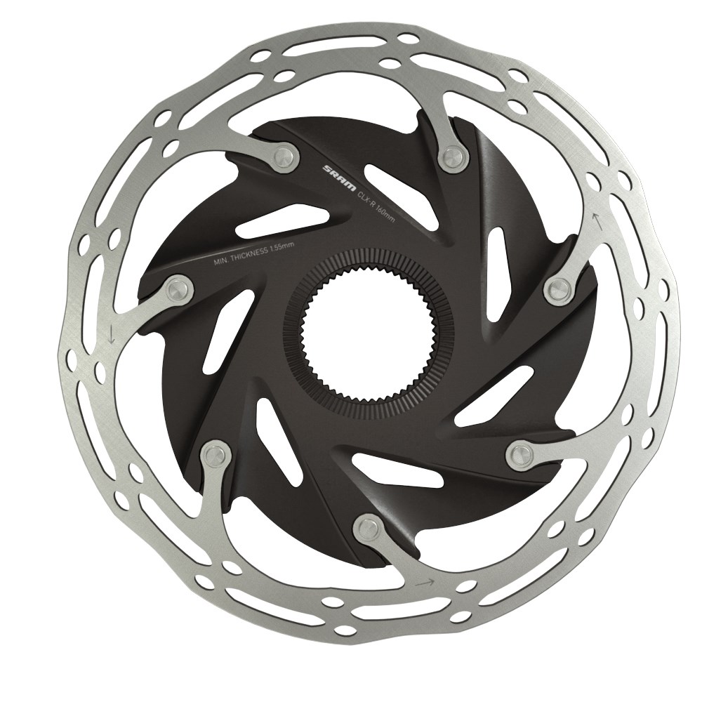 Centerline X Road 2 Piece Centerlock 140mm Black Rotor Rounded