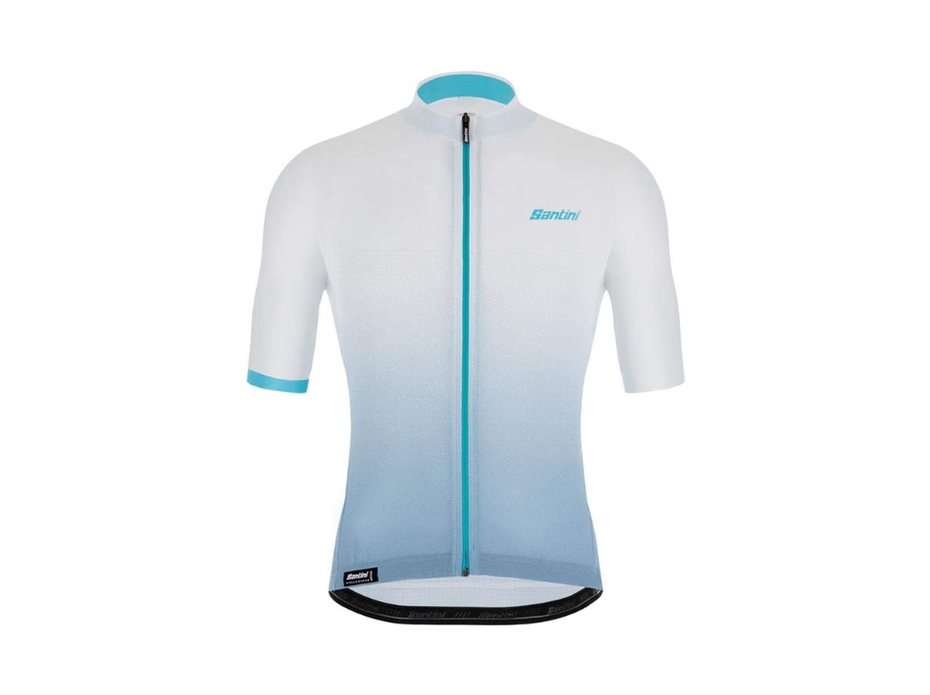 SANTINI 0S KARMA LUCE S/S JERSEY SILVER BULLET SIZE 4XL (PE94075KARMALUCE)