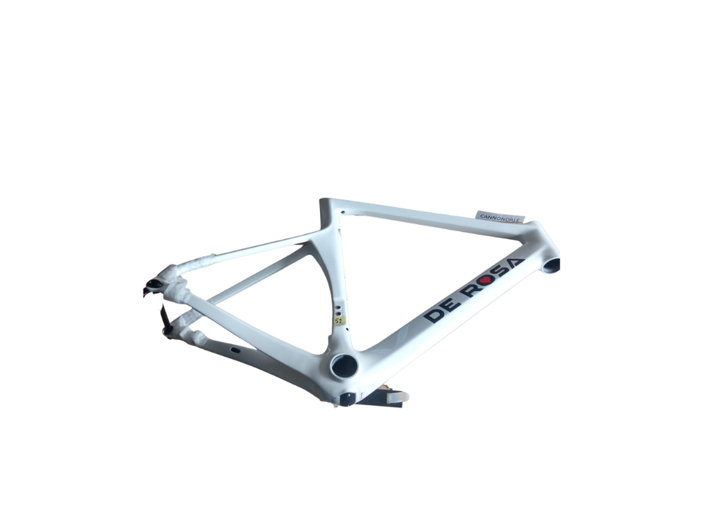 Sk Disk Pininfarina Frame With Accessories + N° 5 Metron Handlebar Painted + Thru Axle (50, Bianco)