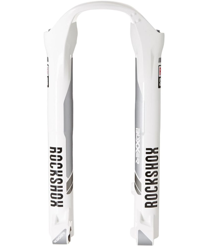 SP ROCKSHOX LOWER LEG, WHITE/SILVER - 2011-2013 BOXXER R2C2