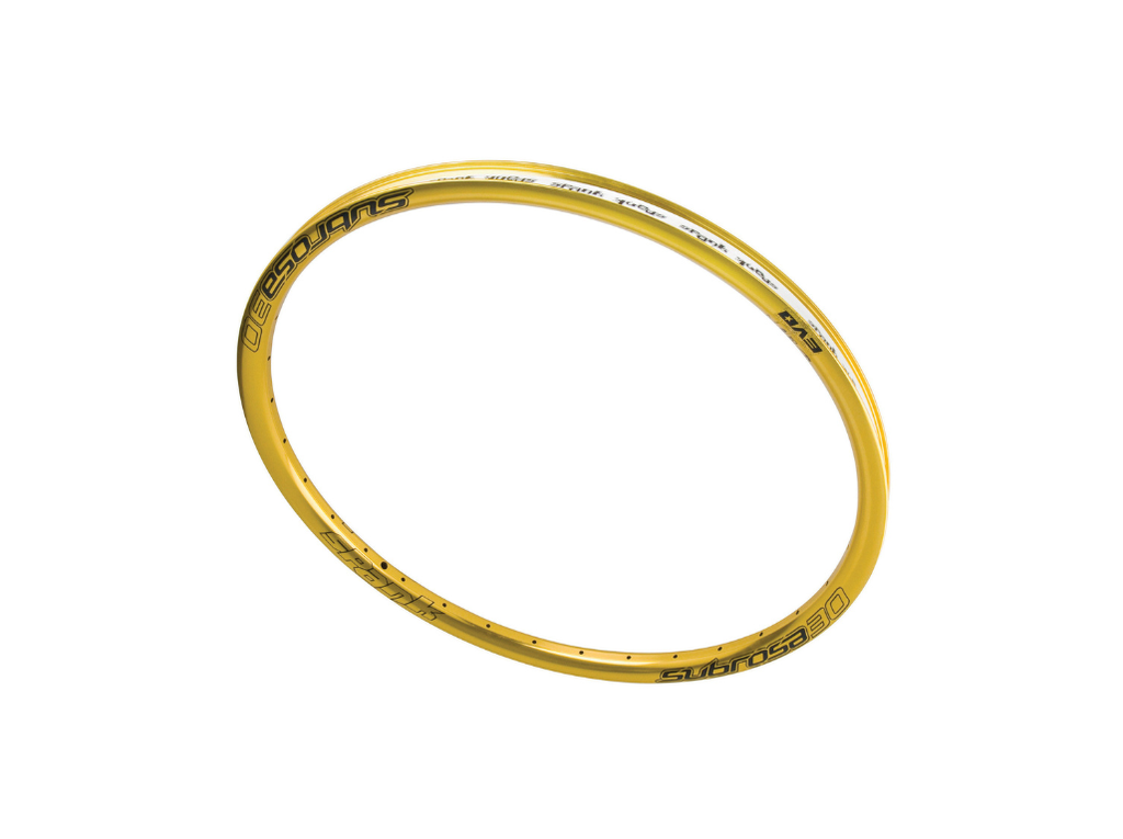 Spank Rim Subrosa 30AL Evo Rim 26&quot; 32H Polished Gold