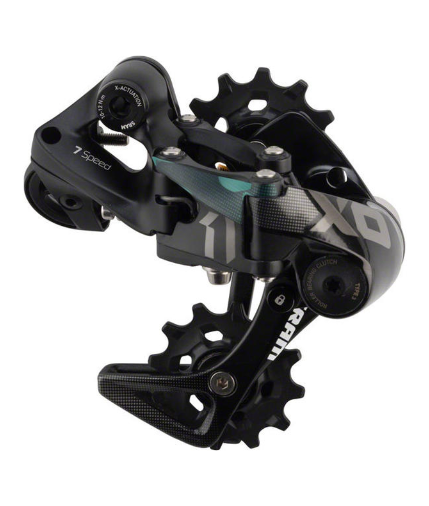 X01 Dh Rear Derailleur 7Speed Short Cage Black