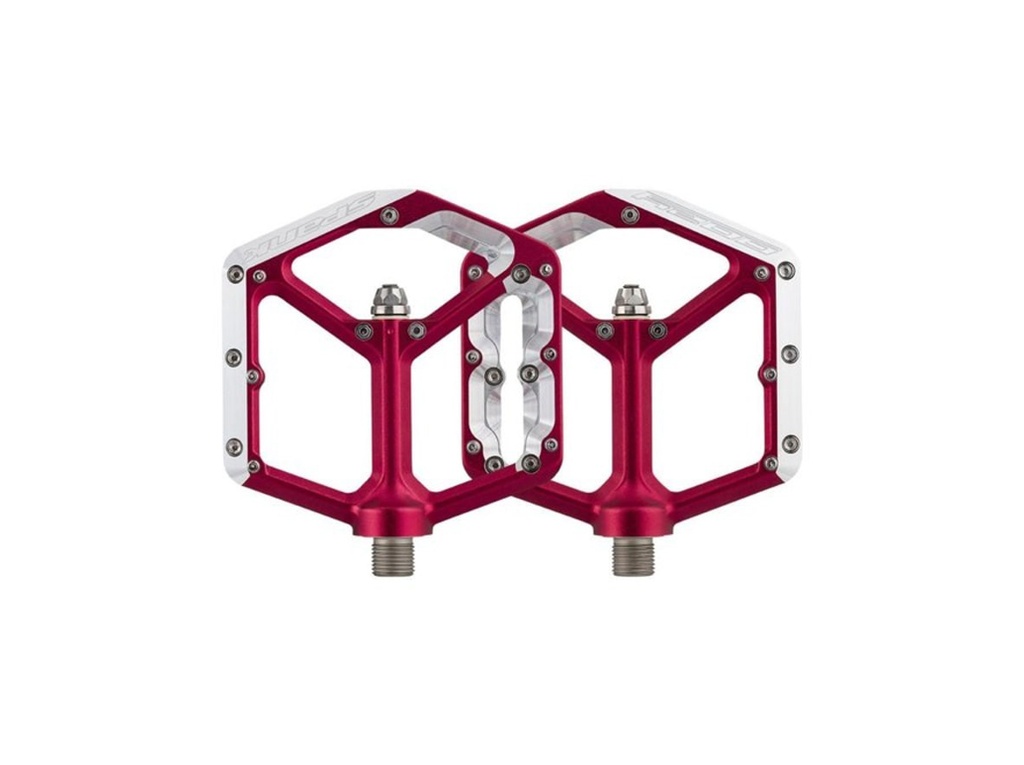 Oozy Trail Flat Red Pedals