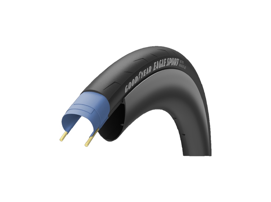 Eagle Sport Tube Tyre (700x25 Black)