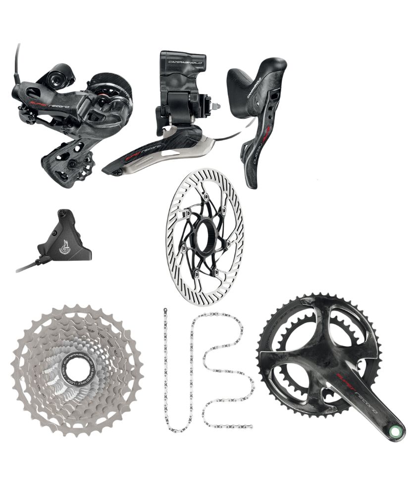 Super Record EPS 12S Disc Brake Groupset (Crank 170 52-36 / 11-32, Rotor 140/160)