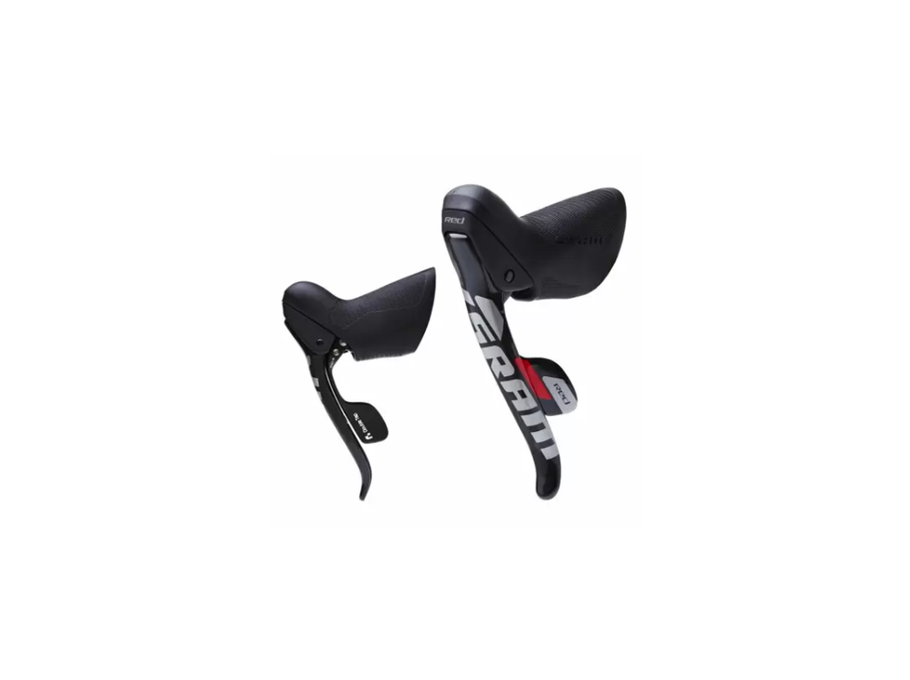 Red Shift/Brake Lever Set Egrodynamic 10-Speed Rear Index Front