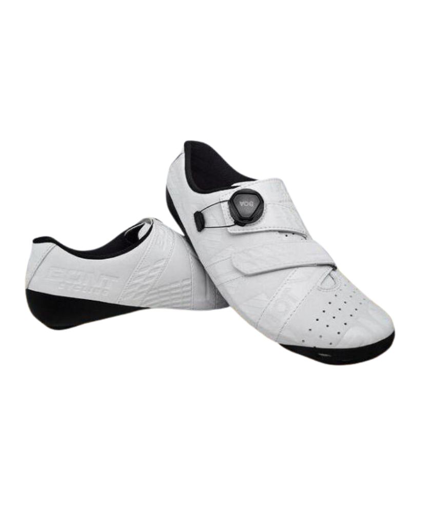 BONT RIOT ROAD+ BOA MATTE WHITE/SHINY WHITE ASIAN FIT SIZE 40