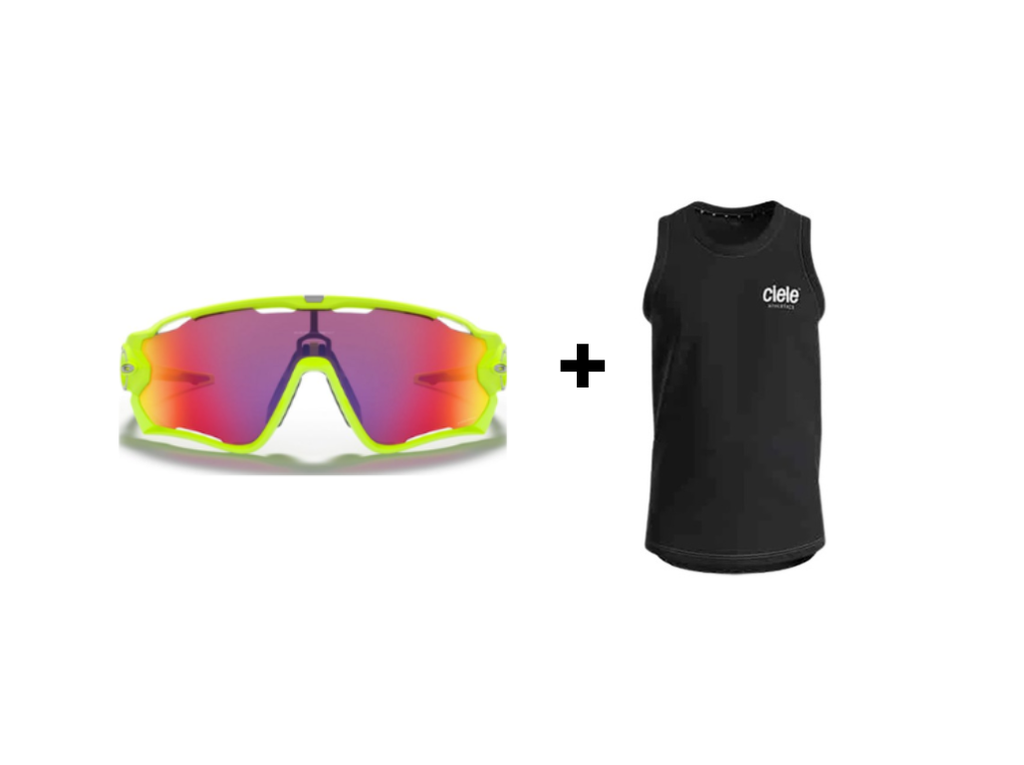 OAKLEY Jawbreaker Retina Burn Prizm Road x NSBTANK Core Athletics XS Whitaker