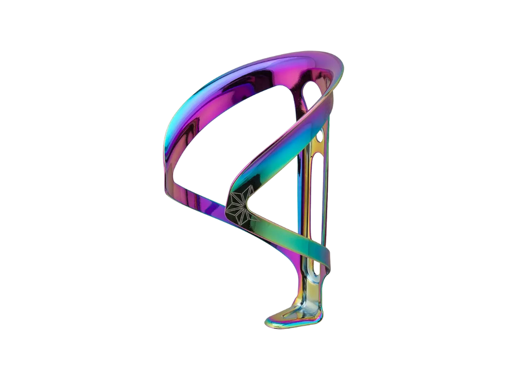 Supacaz Bottle Cage - Fly Cage Ano Oil Slick 18G