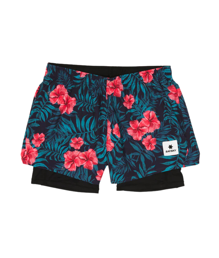 W Flower 2 in 1 Pace Shorts 3''