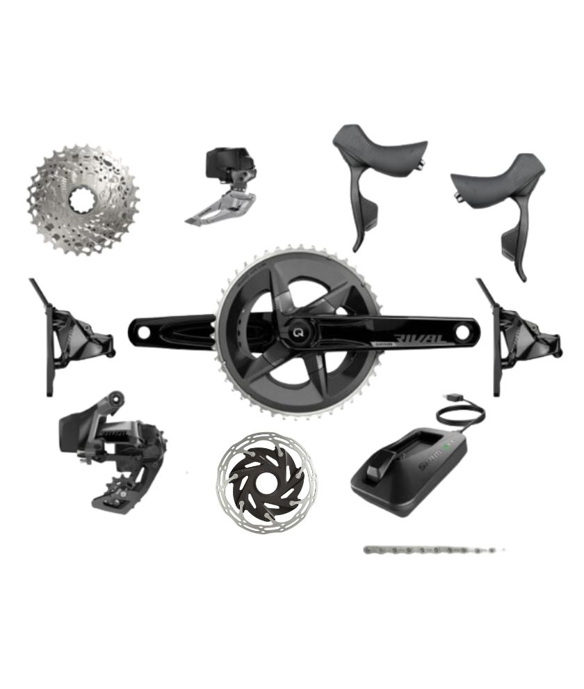 Rival Axs Groupset DB Non PM Crank Dub 170 48/35 Cassette 10-36 Sram Rotor X-Road