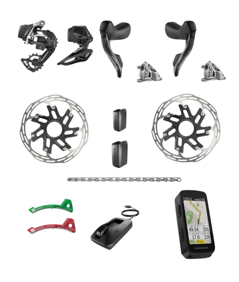 Red eTap AXS 2X E1 Electronic HRD groupset kit