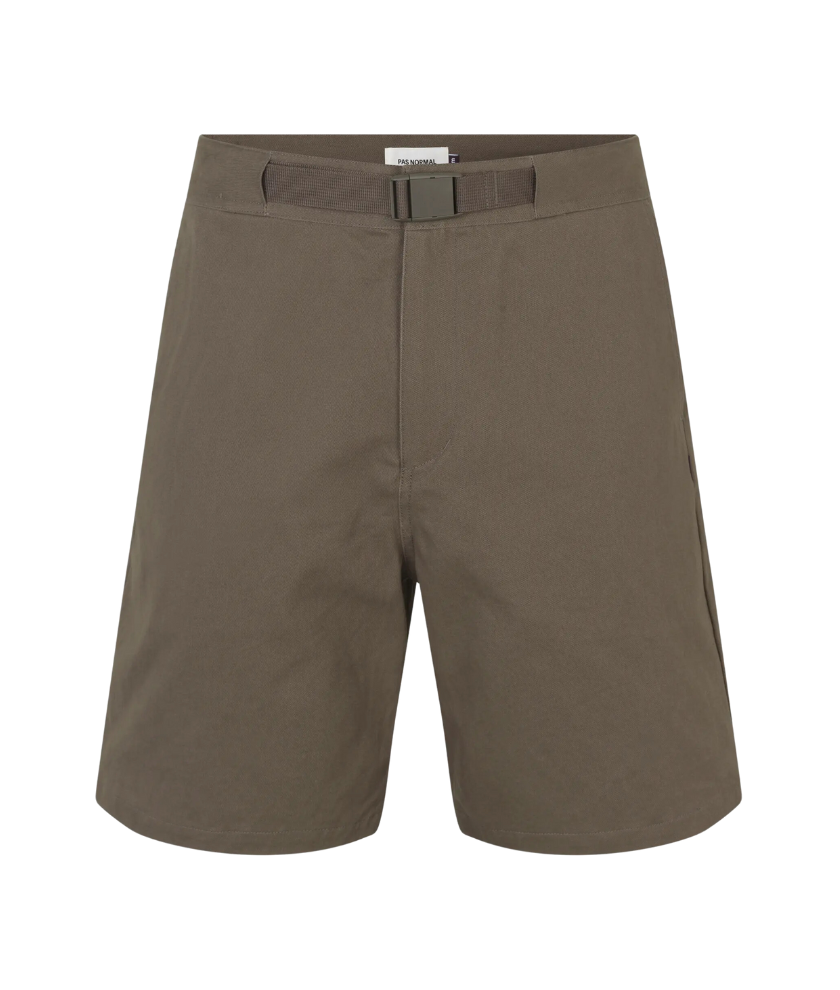 Off-Race Cotton Twill Shorts