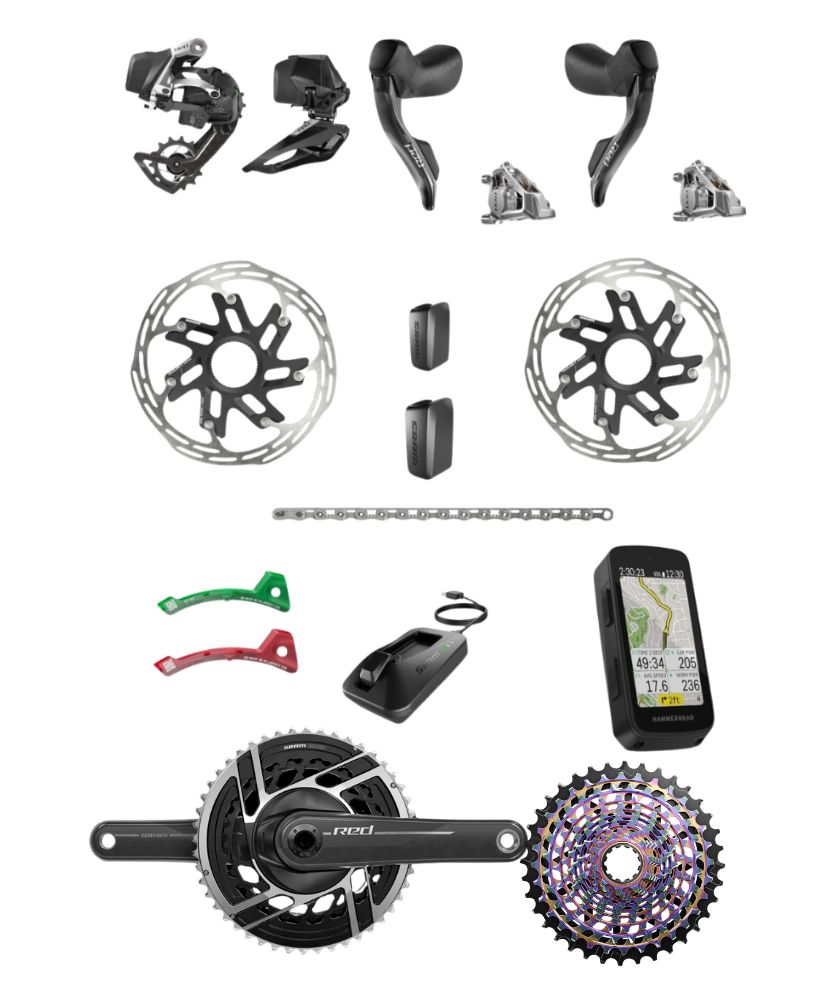 Groupset All New Sram Red E1 Non PM 170mm / 5037T / 10-36 R