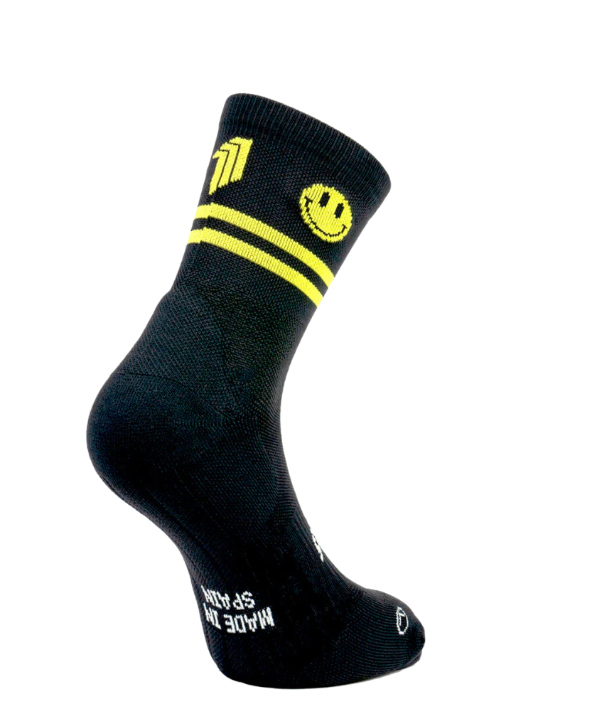 Running Socks Happy Run Black