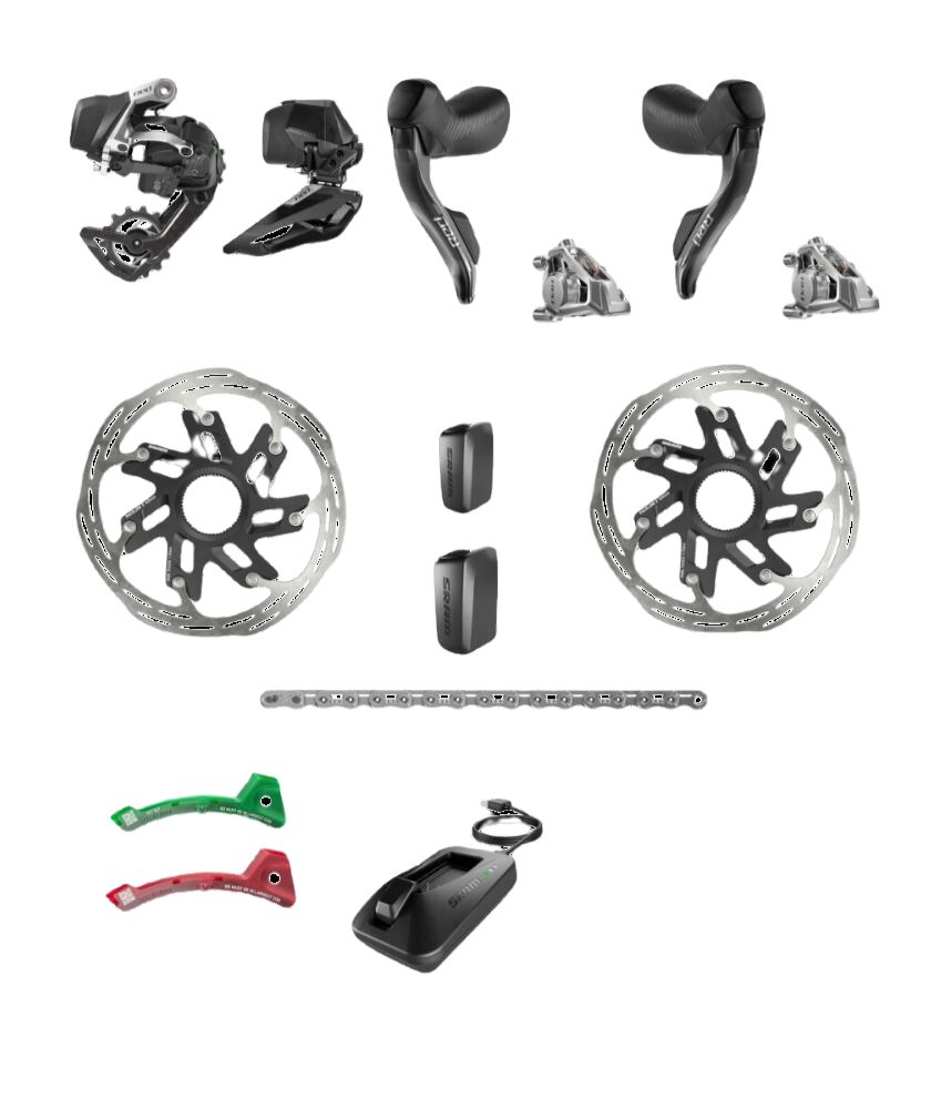 Red eTap AXS 2X E1 Electronic HRD groupset kit (W/O Hammerhead)