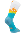 Running Socks Hot Blue