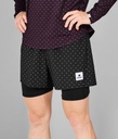 Reflective Polka Pace 2 In 1 Shorts 5&quot;