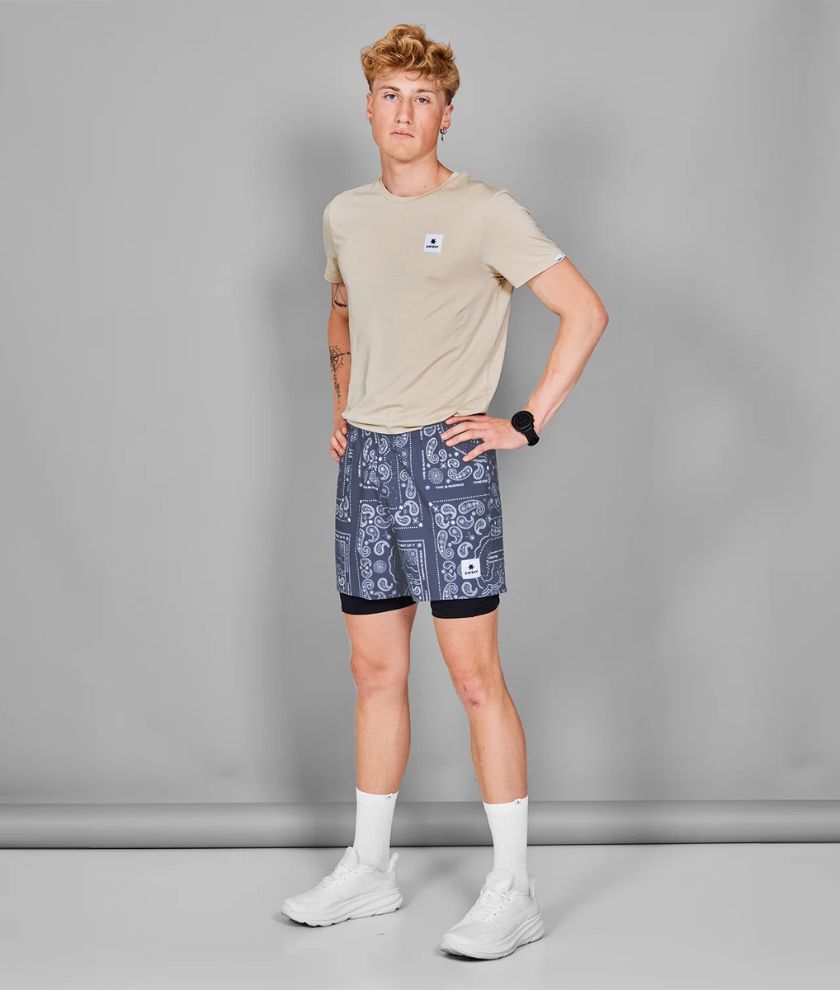 Paisley Pace 2 In 1 Shorts 5"