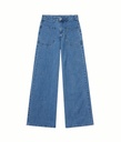 Women's Denim Wide Leg Work Pants
