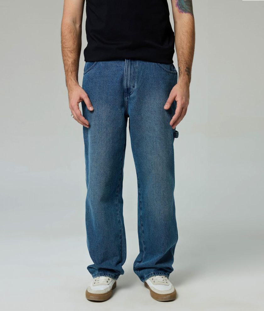 Men's Denim Loose Fit Pants