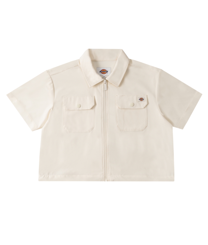 Women's Coolmax Work Shirt Cropped SS