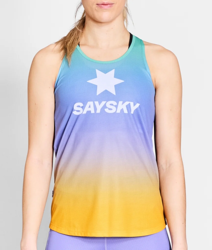 W Dip Dye Flow Singlet