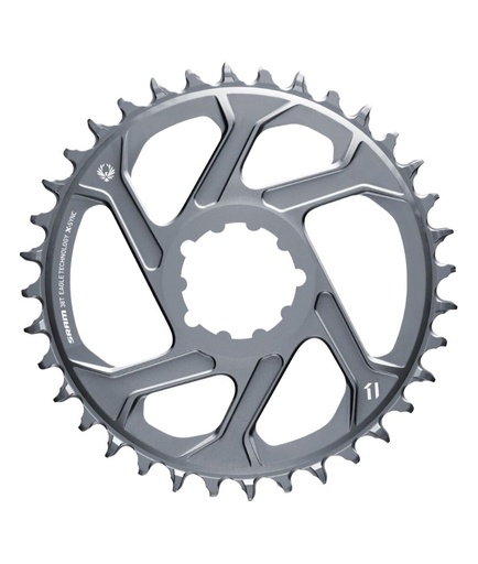 [11.6218.042.009] SRAM CHAIN RING X-SYNC 2 38T DIRECT MOUNT 3MM OFFSET BOOST EAGLE POLAR GREY 11.6218.042.009