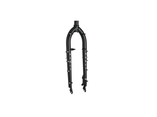 [FK0658] Ogre 29&quot; 1 1/8&quot; Threadless Non Suspension Black Fork