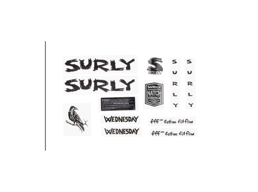 [MA2624] Wednesday Decal Set Black
