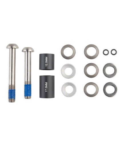 [00.5318.008.005] Sram Avid Brakes - Disc Post Spacer Set XX - 20 S (Front 180/Rear 160), Includes Titanium T25 Caliper Mounting Bolts (CPS) 00.5318.008.005