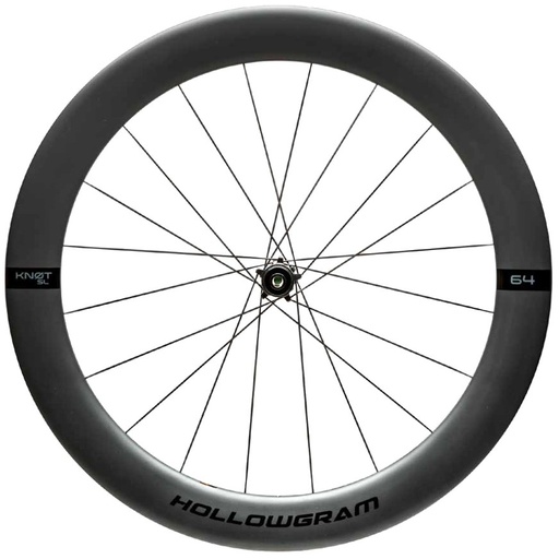 [CP8000U1070] HollowGram 64 SL KNØT Carbon Disc Centerlock Wheel 100x12 Front
