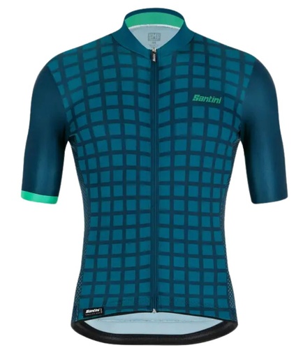 [8031315616510] 0S Mito Grido S/S Jersey Petrolio/Teal (0S94075MITOGRID)