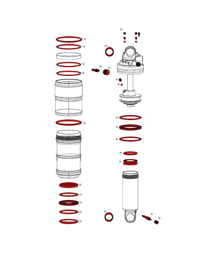 [11.4118.038.000] SP ROCKSHOX SERVICE KIT FULL MN RT3/RT/RL/R