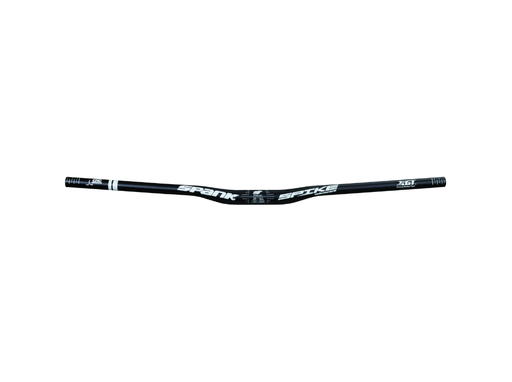 [SPANK HANDLEBAR SPIKE 800RACE 31.8MM 15R SHOTPEEN BLACK W/WHITE LOGO E03777R15A28SPK] Handlebar Spike 800Race 31.8mm 15R Shotpeen Black White Logo