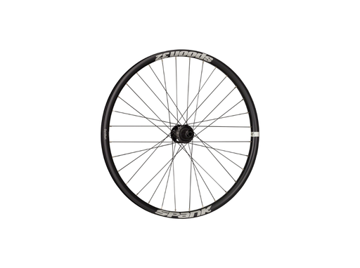 [SPANK WHEELSET SPOON-32 26&quot; WHEELSET, 32H, 135MMX12MM THRU R / 110X20MM F, BLACK BLACK C08SN01020AMSPK] Spoon 32 Wheelset (135mmx12mm Thru R / 110x20mm F)