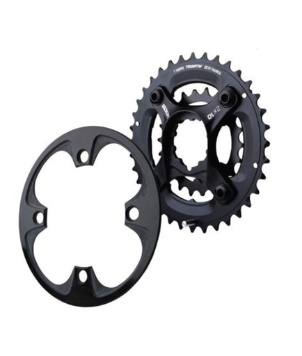 [00.6215.005.020] Truvativ Chainring Spider Assembly Crank 10-Speed Chainring Set All Mountain Guard-38-24 With X9 Gxp Spider 49 Chainline 104/64 Bcd