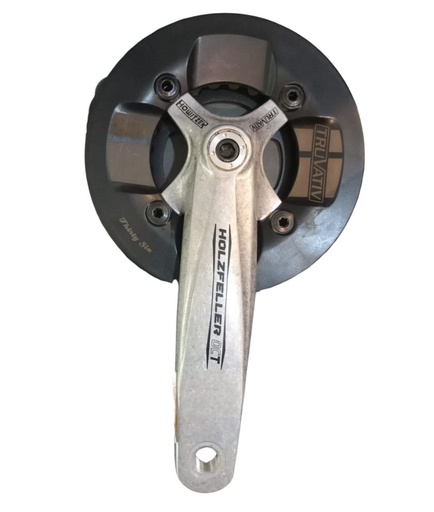 [00.6115.297.100] Sram Truvativ Cranksets Holzfeller Galvanized OCT 2.2RG HWTZR 170 Rockguard Black 36124