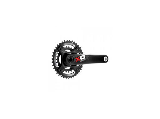 [00.6115.422.090] Truvativ Crankset X-0 Gxp 2.2 10sp 170 Red 4228 Gxp Cups Not Incl