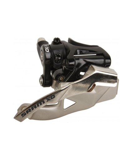 [00.7615.133.080] SRAM X0 FRONT DERAILLEUR 3X10 HIGH CLAMP 34.9 COMPACT TOP PULL 00.7615.133.080
