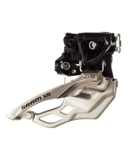 [00.7615.105.010] SRAM X0 O FRONT DERAILLEUR 2X10 HIGH CLAMP, 34.9MM, DUAL PULL (00.7615.105.010)