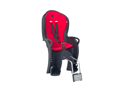 [HAM551043] Kiss Frame Mounted Seat Black/Red