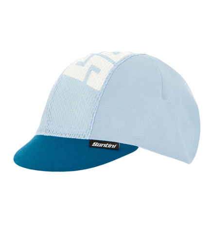 SANTINI 21S COLORE CYCLING CAP SILVER BULLET SIZE UNI (1S460NETCOLOR)